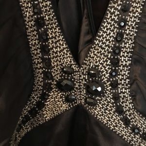 Black halter like top